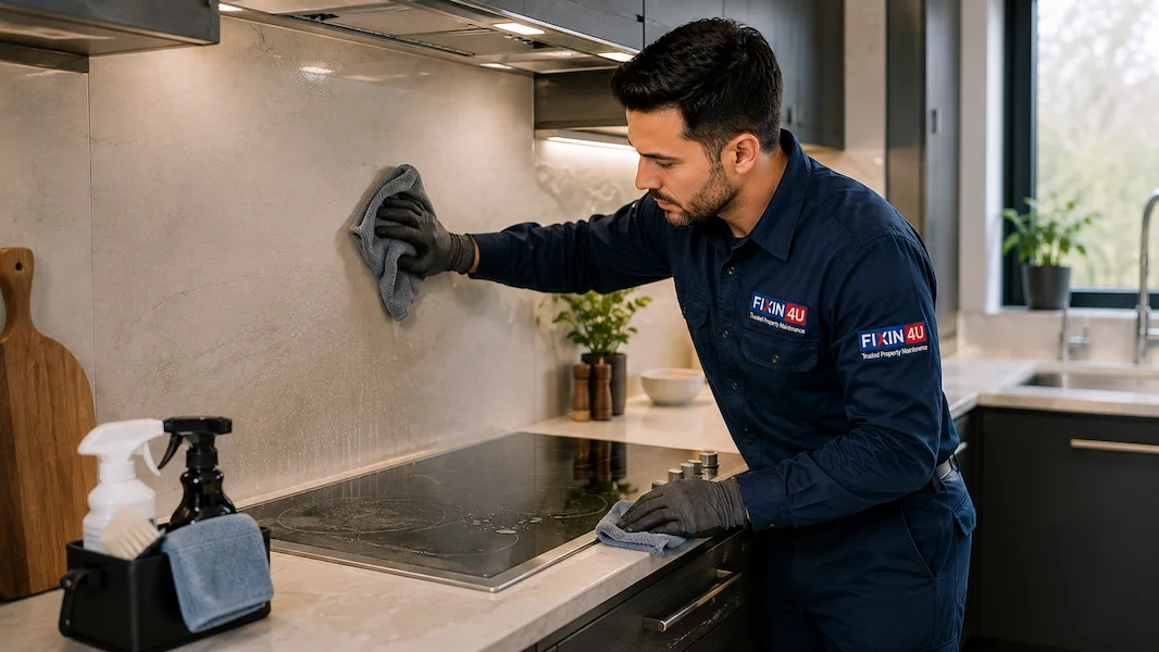 Fixin4u hob and surrounding grease removal service in London